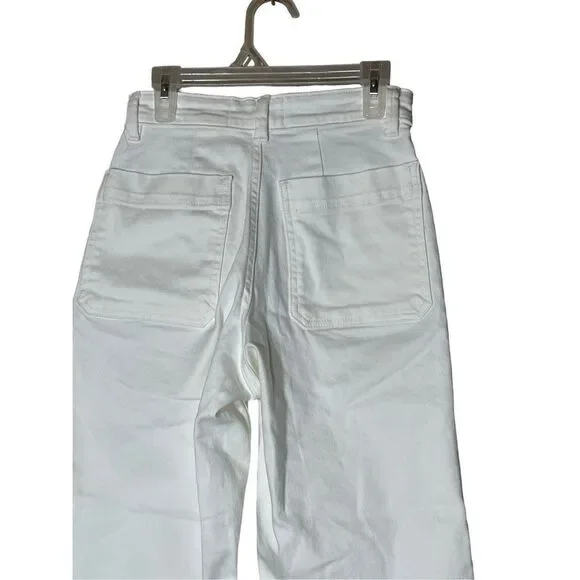 Everlane The‎ Straight Leg Cropped Jeans Size 00 NWT - Picture 7 of 9